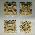 Antique Rosette Wood Ornaments